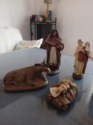 Belén artesano murciano tela encolada