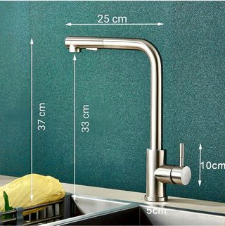 Grifo de fregadero cocina nuevo extraíble lavadero