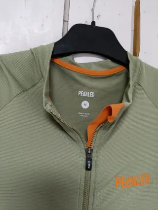 Maillot Pedaled Verde Naranja