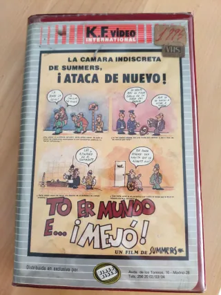 Película vhs Manuel summer: To Er Mundo E... ¡Mejó