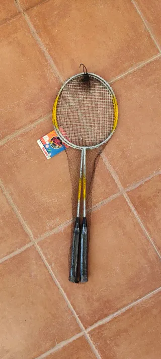 Raquetas de bádminton con red