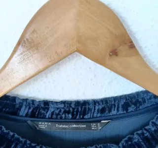 Sudadera larga Zara Terciopelo Talla S