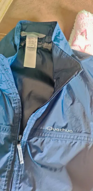 2 Chaquetas Impermeables Quechua Azul + pantalón.