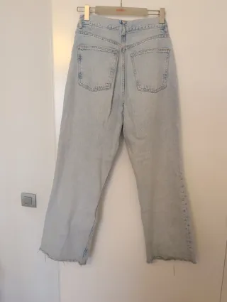 Pantalón Vaquero Zara Mujer