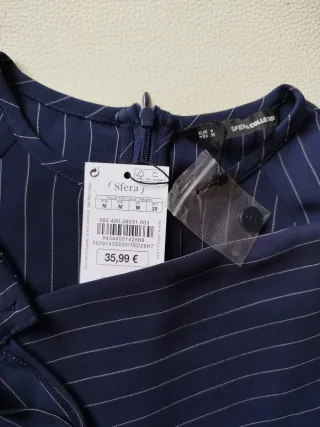 Vestido Raya Diplomática Azul