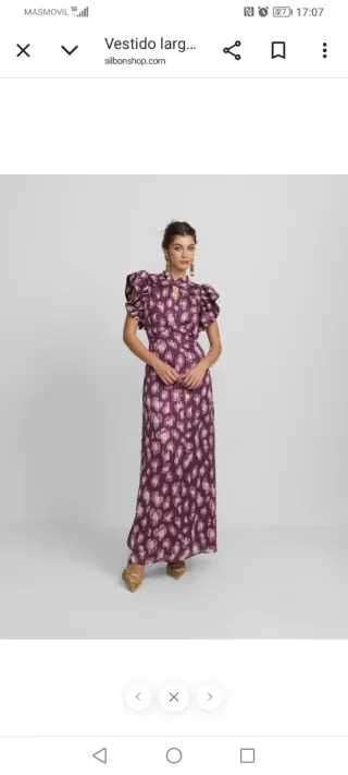 Vestido estampado de Silbon