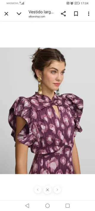 Vestido estampado de Silbon
