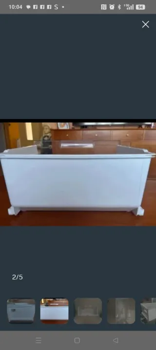 Cajón Congelador Nevera LG modelo GBB530PZCPS