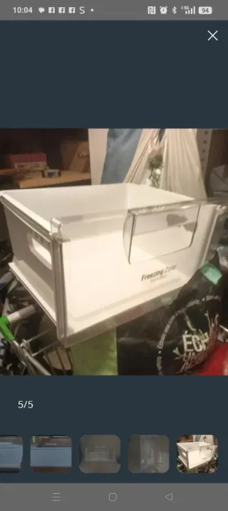 Cajón Congelador Nevera LG modelo GBB530PZCPS