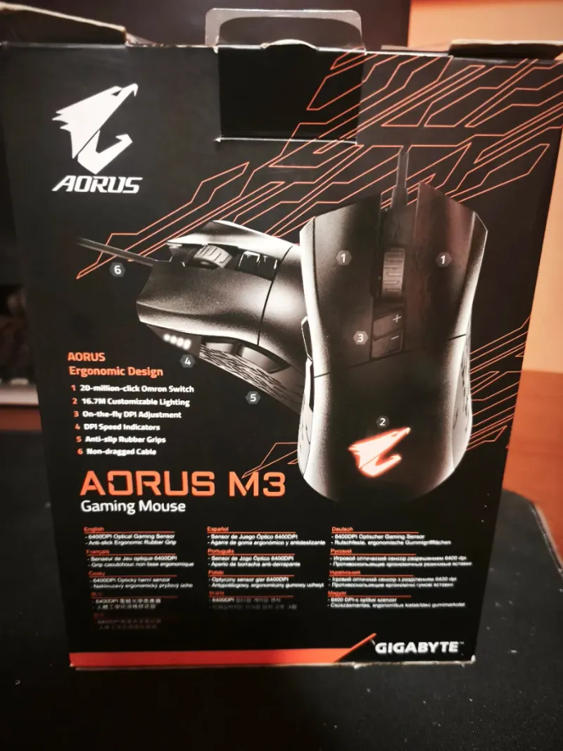 Mouse Gaming Aorus M3
