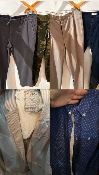 Lote Ropa: Pantalones, Chándal, Traje y Camisa