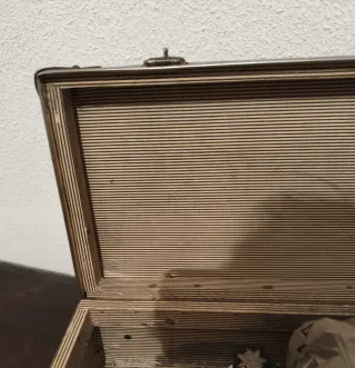 Maleta de piel vintage años 30