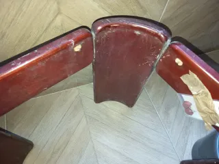 Mesas auxiliares de cristal y madera