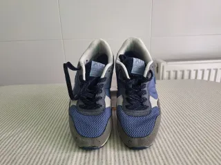 Deportivas mujer azul y gris