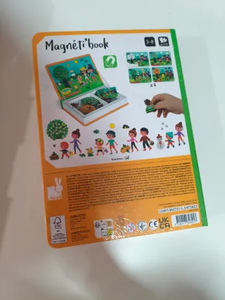 Libro magnético Janod Magnéti'book 4 estaciones