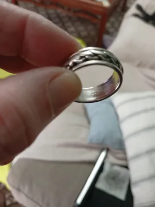 Anillo Caballero Plata Talla 27