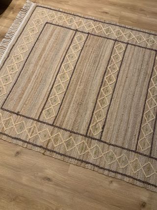 Alfombra Zara Home Beige y Marrón