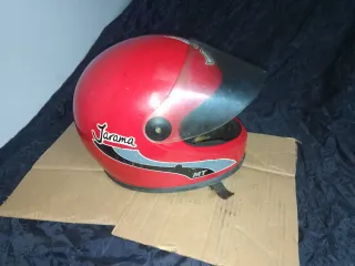 Casco MT Jarama Años 80 Rojo