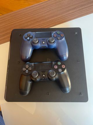 Consola PS4 1TB Negra + Mando Azul