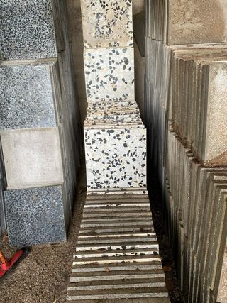 Baldosas Terrazo 40x40cm - 130 uds / 20 m2