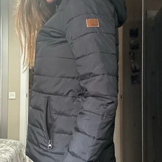 Chaqueta Roxy Negra con Capucha