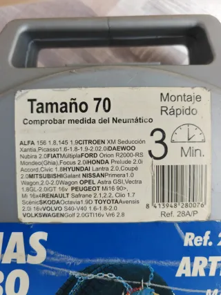 Catene da Neve Rombo Artico Misura 70