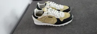Zapatillas Pepe Jeans doradas talla 36