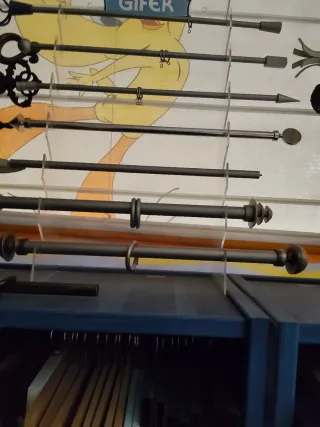 Terminales para cortinas varios tamaños