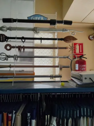 Terminales para cortinas varios tamaños