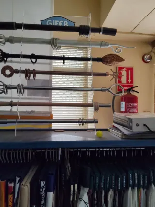 Terminales para cortinas varios tamaños