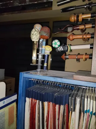 Terminales para cortinas varios tamaños