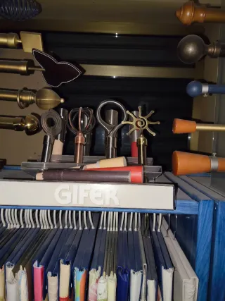 Terminales para cortinas varios tamaños