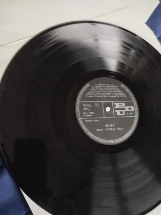 Doppio Vinile Attila Mina anno 1979