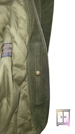 Polo Ralph Lauren Shearling-Collar Suede Bomber