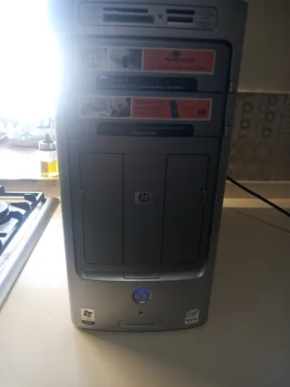 Ordenador HP Media Center PC Gris/Plata