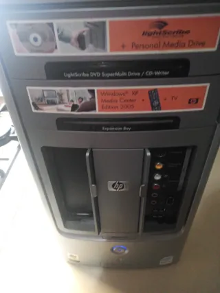 Ordenador HP Media Center PC Gris/Plata