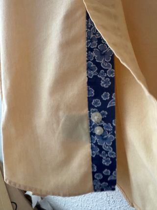 Camisa Manga Corta Tommy Hilfiger Amarilla