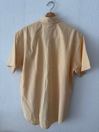 Camisa Manga Corta Tommy Hilfiger Amarilla