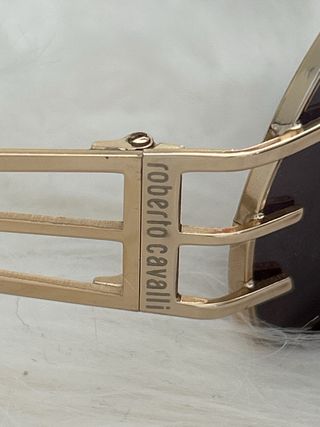 Occhiali da sole Roberto Cavalli oro/marrone