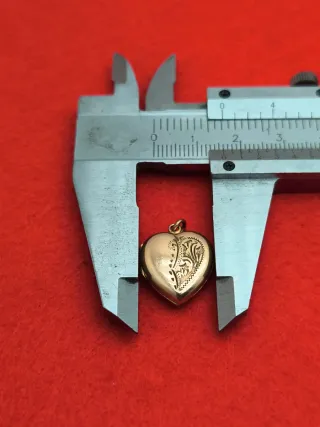 Porta retratos corazón chapado