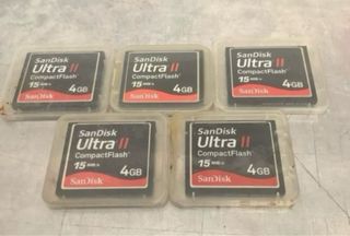 Tarjetas SanDisk ultra II 4 Gb CompacFlash