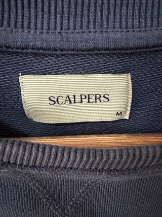 Sudadera Scalpers Azul Marino Talla M