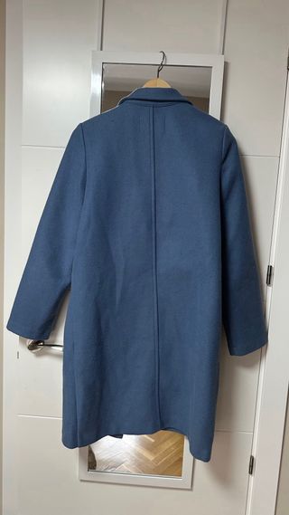 Abrigo de paño azul