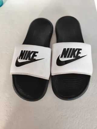 Chanclas Nike Hombre Negro Blanco