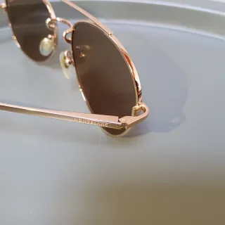 Occhiali Montblanc Aviator Brown/Gold