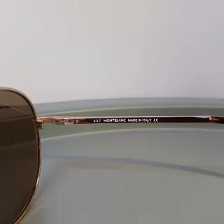 Occhiali Montblanc Aviator Brown/Gold