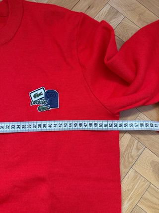 Jersey Lacoste Rojo Talla M Edición Especial