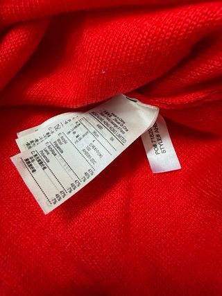 Jersey Lacoste Rojo Talla M Edición Especial