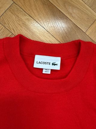 Jersey Lacoste Rojo Talla M Edición Especial