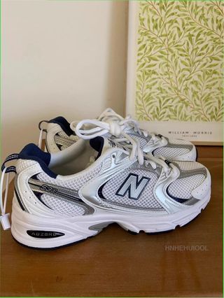New Balance 530 Blanco Plata Talla 42